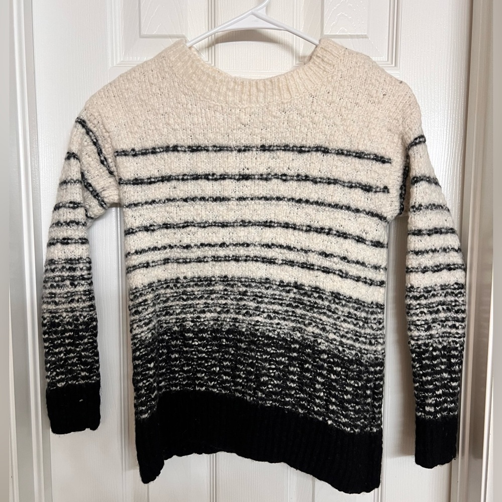 Vince Sweater cream/black size small